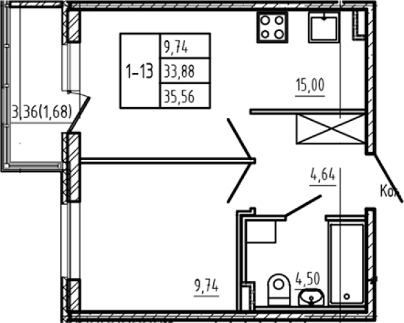 Купить двухкомнатную квартиру в новостройках у метро Парнас в Сертолове. Вариант № 6963494, 0, площадь -  квм, цена 6400800 рублей