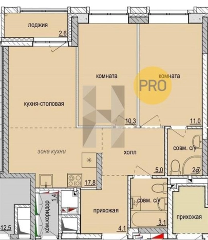 Купить двухкомнатную квартиру в новостройках на улице Шишкина в Ижевске. Вариант № 73839, 0, площадь -  квм, цена 4479299 рублей