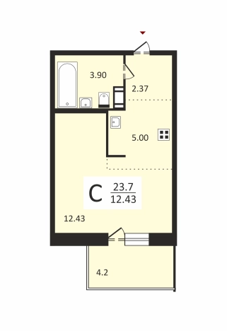 Купить квартиру в новостройках в Санкт-Петербурге. Вариант № 20920, 0, площадь -  квм, цена 7800000 рублей