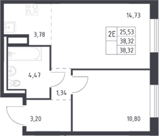 Купить квартиру в ЖК Квартал Лаголово в Ленинградской области. Вариант № 6708153, 0, площадь -  квм, цена 5235048 рублей
