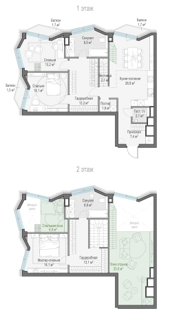 . Вариант № 111481, 0, площадь - 91.7 квм, цена 236990000 рублей