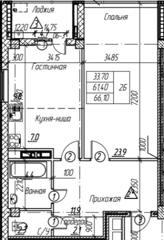Купить квартиру в новостройках в Республике Татарстан (татарстан). Вариант № 141007, 0, площадь -  квм, цена 8837174 рублей