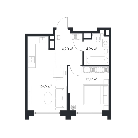Купить однокомнатную квартиру в районе Нагатино-Садовники в Москве. Вариант № 8671628, 0, площадь -  квм, цена 30914890 рублей