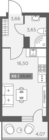 Купить квартиру в ЖК Аквилон RekaPark в Ленинградской области. Вариант № 6217587, 0, площадь -  квм, цена 4347209 рублей