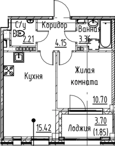 Купить квартиру в новостройках в ЖК Кронфорт в Санкт-Петербурге. Вариант № 6830658, 0, площадь -  квм, цена 10631680 рублей