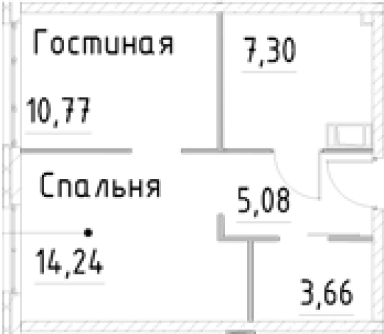 Купить однокомнатную квартиру в новостройках у метро Крестовский остров в Санкт-Петербурге. Вариант № 7596944, 0, площадь -  квм, цена 7555377 рублей
