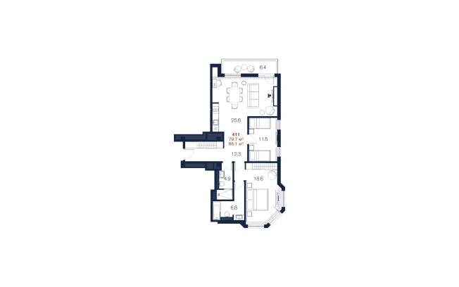 Купить квартиру в новостройках в Краснодарском крае. Вариант № 2900550, 0, площадь -  квм, цена 206640000 рублей