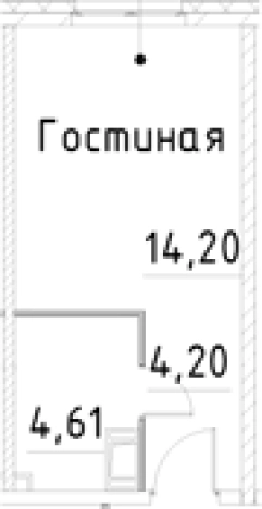 Купить Студию в новостройках на улице проспект Большевиков в Санкт-Петербурге. Вариант № 7596452, 0, площадь -  квм, цена 4994830 рублей