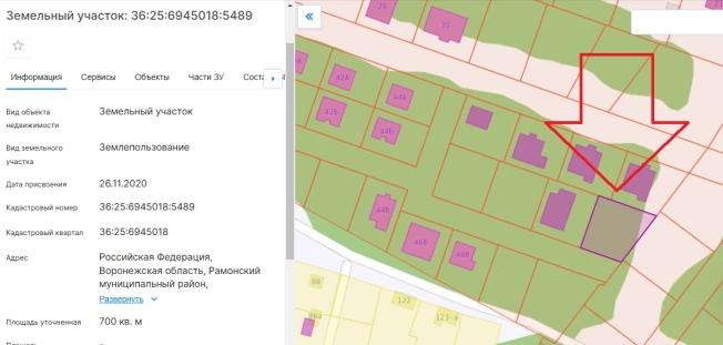 Купить земельный участок в Воронеже. Вариант № 45450, 5, площадь -  квм, цена 2275000 рублей