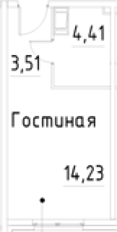 Купить Студию в новостройках на улице проспект Большевиков в Санкт-Петербурге. Вариант № 9327384, 0, площадь -  квм, цена 4789320 рублей