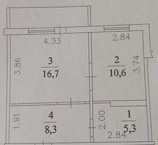 Купить квартиру на улице Авроры в Кемерове. Вариант № 54255, 8, площадь -  квм, цена 5050000 рублей
