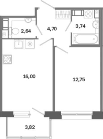 Купить квартиру в новостройках в ЖК Дом на Курской в Санкт-Петербурге. Вариант № 6261065, 0, площадь - квм, цена 18728066 рублей