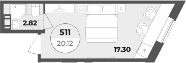 Купить Студию в новостройках в районе Центральный в Санкт-Петербурге. Вариант № 6855401, 0, площадь -  квм, цена 7733880 рублей