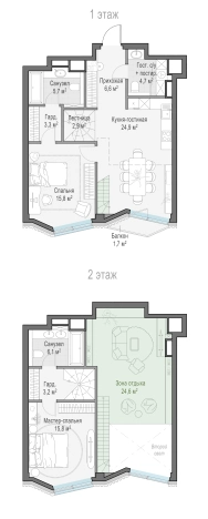 . Вариант № 169175, 0, площадь - 64.6 квм, цена 176290000 рублей