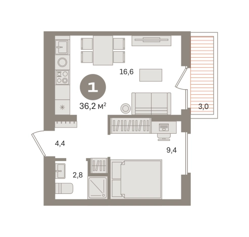 Купить квартиру в ЖК Первый квартал. Вторая очередь в Московской области. Вариант № 8529629, 0, площадь - квм, цена 7360000 рублей