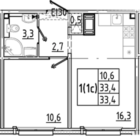 Купить двухкомнатную квартиру у метро Гражданский проспект в Санкт-Петербурге. Вариант № 8085390, 0, площадь -  квм, цена 5800177 рублей