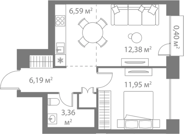 Купить двухкомнатную квартиру в новостройках на улице 1-й Котляковский переулок в Москве. Вариант № 120562, 0, площадь - квм, цена 21749829 рублей