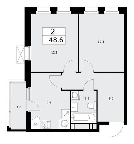 Купить двухкомнатную квартиру в новостройках в ЖК Скандинавия в Москве. Вариант № 142967, 0, площадь -  квм, цена 25032402 рублей