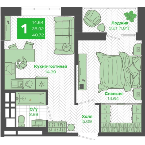 Купить однокомнатную квартиру на улице Весенняя в Приморском крае. Вариант № 9431073, 0, площадь -  квм, цена 8000000 рублей