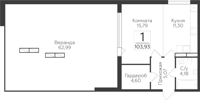 Купить квартиру в ЖК Финский квартал в Ленинградской области. Вариант № 9630305, 0, площадь -  квм, цена 13256272 рублей