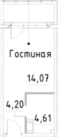 Купить Студию в новостройках на улице проспект Большевиков в Санкт-Петербурге. Вариант № 7596183, 0, площадь -  квм, цена 5234118 рублей