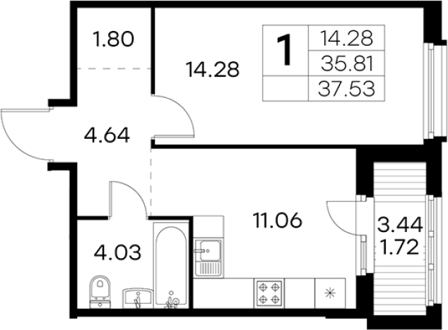 Купить квартиру в новостройках в районе Выборгский в Санкт-Петербурге. Вариант № 4807231, 0, площадь -  квм, цена 7229999 рублей