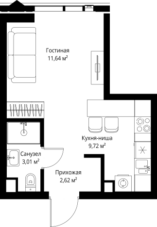 Купить Студию в СЗАО в Москве. Вариант № 143843, 0, площадь -  квм, цена 22946898 рублей