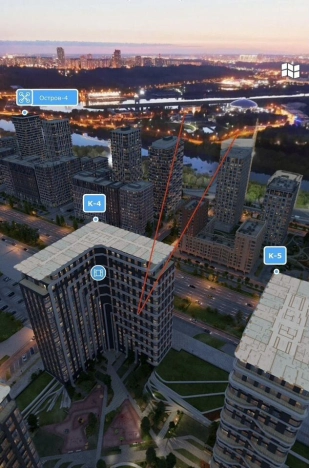 Купить квартиру в районе Хорошёво-Мнёвники в Москве. Вариант № 28471, 13, площадь - квм, цена 24000000.0000 рублей