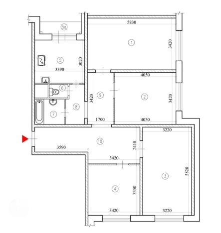 Купить квартиру в СЗАО в Москве. Вариант № 41264, 36, площадь - квм, цена 25500000.0000 рублей