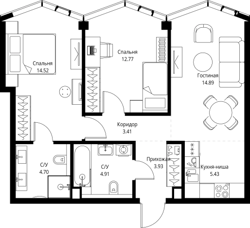 Купить квартиру у метро ВДНХ в Москве. Вариант № 10614007, 0, площадь - квм, цена 45198456 рублей