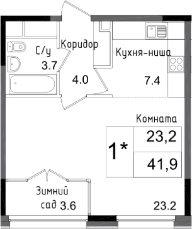Купить квартиру на вторичке в ЖК Сиреневый парк в Москве. Вариант № 62359, 0, площадь - квм, цена 12708270 рублей
