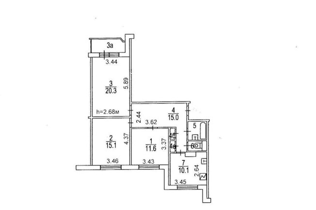 Купить квартиру в Москве. Вариант № 8183266, 16, площадь -  квм, цена 31100000 рублей