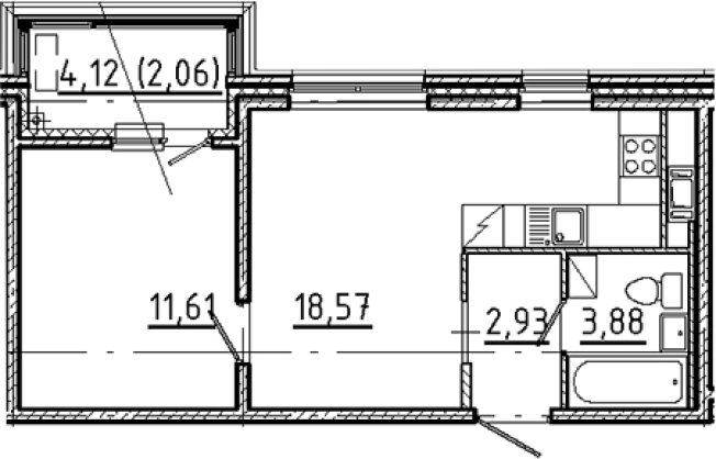 Купить двухкомнатную квартиру в новостройках в районе Центральный в Санкт-Петербурге. Вариант № 5550765, 0, площадь -  квм, цена 22499888 рублей