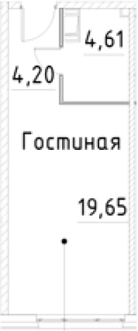 Купить Студию в новостройках на улице проспект Большевиков в Санкт-Петербурге. Вариант № 7596433, 0, площадь -  квм, цена 5844860 рублей
