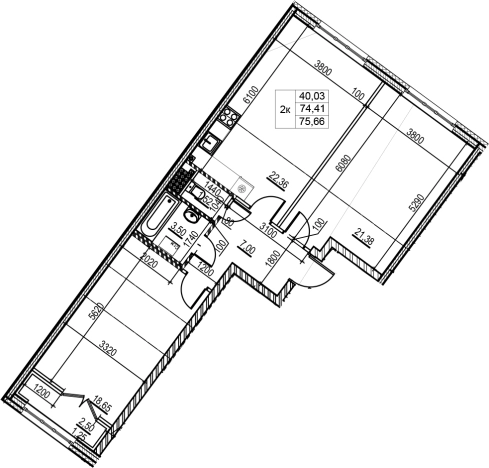 Купить трехкомнатную квартиру в новостройках в районе Петроградский в Санкт-Петербурге. Вариант № 66628, 0, площадь -  квм, цена 39221550 рублей