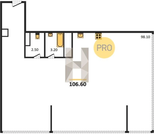Купить трехкомнатную квартиру в Приморском крае. Вариант № 71868, 0, площадь -  квм, цена 13325000 рублей