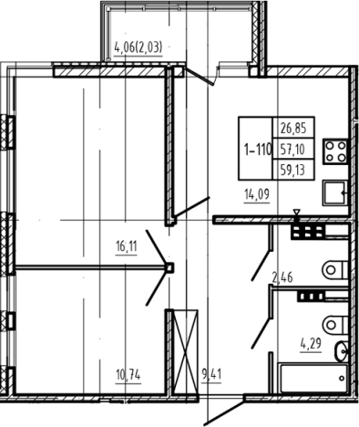 Купить двухкомнатную квартиру у метро Парнас в Сертолове. Вариант № 6963527, 0, площадь -  квм, цена 11412090 рублей