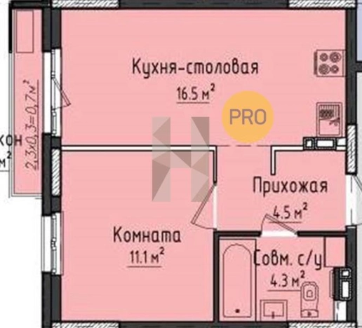 Купить однокомнатную квартиру в ЖК Город Оружейников в Удмуртской Республике. Вариант № 68789, 0, площадь -  квм, цена 2783200 рублей