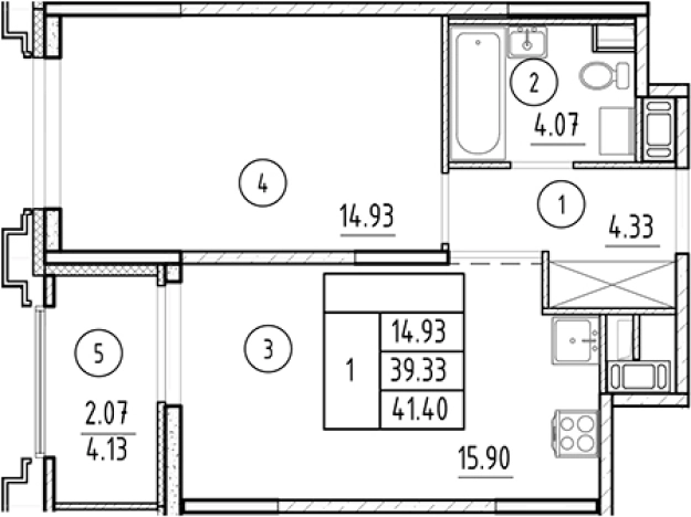 Купить двухкомнатную квартиру в ЖК Ассамблея в Санкт-Петербурге. Вариант № 6231547, 0, площадь -  квм, цена 18461100 рублей