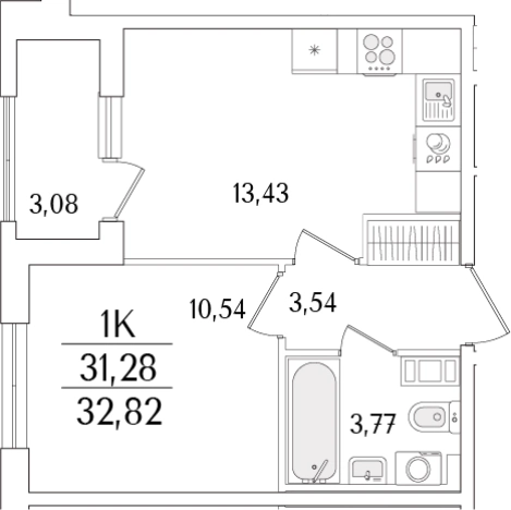 Купить двухкомнатную квартиру в новостройках в ЖК Гранат в Санкт-Петербурге. Вариант № 6258519, 0, площадь -  квм, цена 12129165 рублей