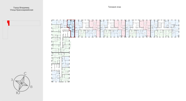 Купить двухкомнатную квартиру в новостройках в Владимирской области. Вариант № 9569271, 1, площадь -  квм, цена 9150900 рублей
