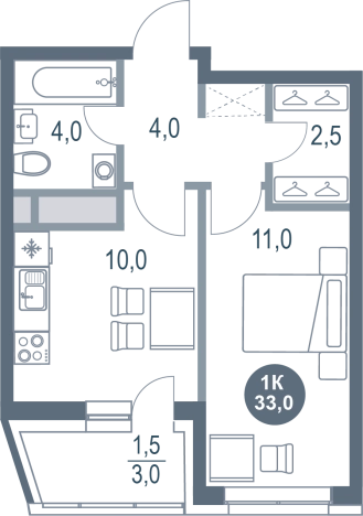 Купить квартиру в новостройках в Котельниках. Вариант № 8891976, 0, площадь -  квм, цена 6490592 рублей