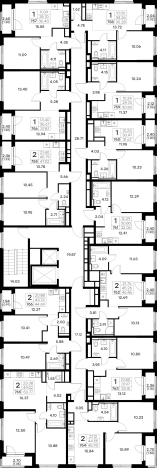 Купить квартиру в ЖК Glorax Октябрьский в Владимире. Вариант № 7708585, 0, площадь -  квм, цена 5719999 рублей