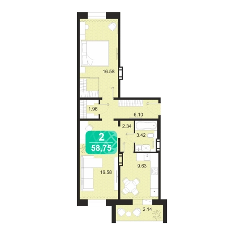 Купить квартиру на улице Богдана Хмельницкого в Чите. Вариант № 148459, 0, площадь -  квм, цена 9576250 рублей