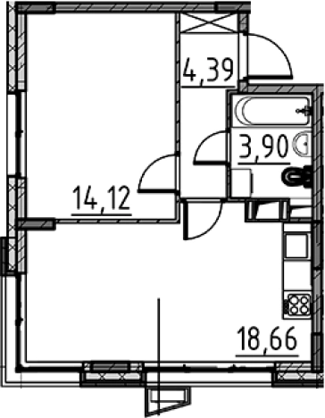 Купить двухкомнатную квартиру на вторичке на улице Центральная в Сертолове. Вариант № 8470312, 0, площадь -  квм, цена 6615464 рублей