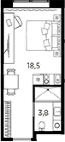 Купить квартиру в новостройках на улице проспект Стачек в Санкт-Петербурге. Вариант № 6228543, 0, площадь -  квм, цена 5078837 рублей