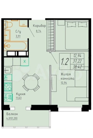 Купить квартиру в Архангельске. Вариант № 7654905, 4, площадь -  квм, цена 7800000 рублей
