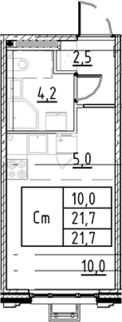 Купить Студию в новостройках в ЖК Пулково Lake в Санкт-Петербурге. Вариант № 7597900, 0, площадь -  квм, цена 5630216 рублей