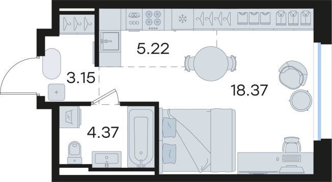 Купить квартиру на улице проспект Кирова в Нижнем Новгороде. Вариант № 10422329, 0, площадь -  квм, цена 10270268 рублей