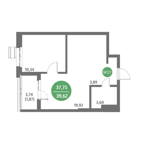 Купить однокомнатную квартиру в ЖК Стрижи в Приморском крае. Вариант № 10291222, 0, площадь -  квм, цена 7811000 рублей